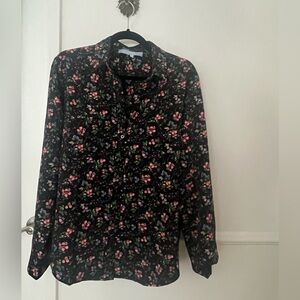 Hill House Home Malone Blouse in Berry Crepe, NWOT